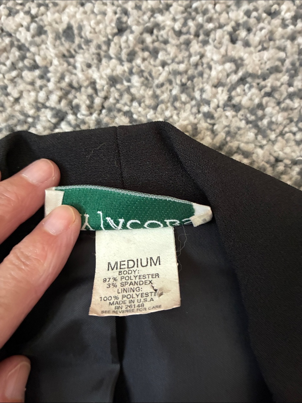 Women’s Jay Jacob’s black blazer. Size M - Picture 7 of 7